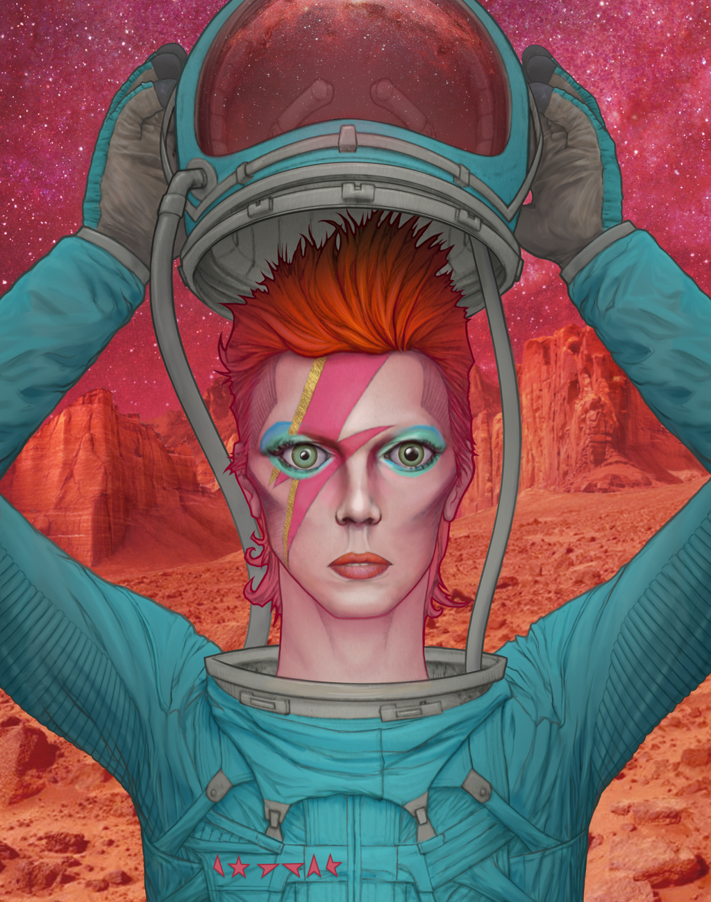 David Bowie:   Ziggy Stardust on Mars